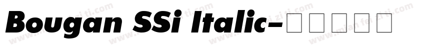 Bougan SSi Italic字体转换